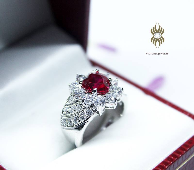 Nhẫn Đá Thạch Lựu ( Garnet) - RT219G13